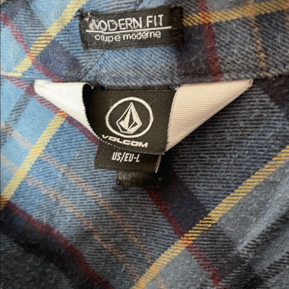Volcom Modern Fit Flannel Size L - Picture 5 of 7
